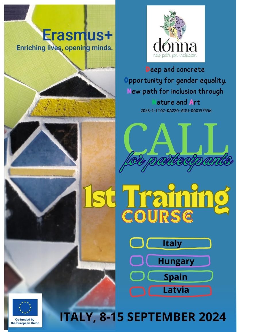 D.O.N.N.A 1st training course - Call for partecipants 
